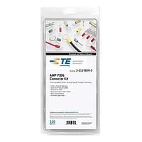 AMP Connectors - TE Connectivity 3-2110838-3 Spade P-Ins Rect Trm 120 PC Kit