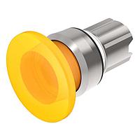 EAO 45-2631.29G0.000 Momentary, Round, Mushroom Head Mushroom-head pushbutton actuator illuminated yellow transparent D40 momentary front/housing metal