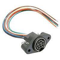 Same Sky (formerly CUI Devices) MD-50PL100 Connectors mini-DIN, 5P jack, vertical, panel mount, 100 mm wire leads