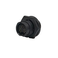 Switchcraft EN3P17F26PX Standard Circular Connector EN3 Harsh Environment Panel, 17-pin, Female, PC Tail (0.187 in / 4.7 mm), Bulk