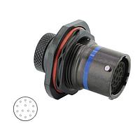 Eaton Souriau-Sunbank 8STA71035SB Connectors Jam Nut Receptacle - size 10 - 13 contacts - Female