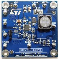 STMicroelectronics STEVAL-ILL084V1 Evaluation Boards 0.5 A, floating boost LED driver board based on the LED6000
