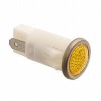 VCC 1030QD3 Neon Panel Mount Indicators AMBER DIFFUSED 1/2" MOUNTING HOLE