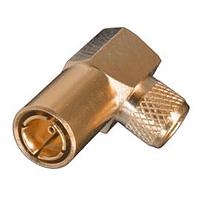 Johnson / Cinch Connectivity Solutions 131-8409-101 Connectors Mini 75 Ohm R/A Crimp Plug;cap cont