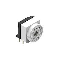 Wurth Elektronik 429427520917 Rotary Switches WS-ROTU Rotry Switch 16Pos Rt Ang Ivory