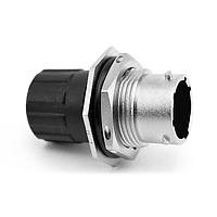 Amphenol SINE Systems RT071619PNHEC03 Connectors 19 Position Jam Nut Receptacle, Male, Shell Size 16, Silicone Seal, and End Cap with Individual Wire Sealing