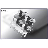 Kycon KLP42X-61-RR/WW PCB Mount Jack RCA PHONO JACK VERT ORG