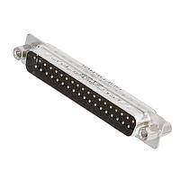 Amphenol Commercial Products L717SDCH37PVF Plug Dsub, Stamped Signal 3A, Straight Soldercup, 37 Pin, Flash Gold, Bright Tin Shell+Grounding Dimples, 4-40 Removable Front Screwlock,