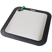 Desco 98273 Anti-Static Control Products FOOT PLATE, STAINLESS STEEL, W/MOLDED BASE