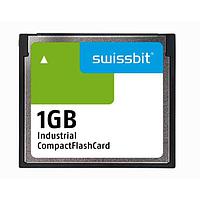 Swissbit SFCF1024H1BK2MT-I-MO-553-SMA Compact Flash Cards 1GB IND COMP FLASH SLC C300L IND TEMP
