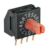 NKK Switches FR01KR16H-06XL Rotary Switches SWITCH ROCKER