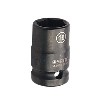 SATA 34308T 1/2"DR 6PT THIN WALL IMPACT SOCKET 15MM