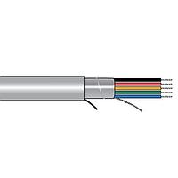 Alpha Wire 5199/10C SL001 Multi-Conductor Cables 22 AWG 10 Conductor 300V Foil SR PVC PVC, 1000 ft Spool - Slate