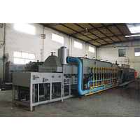 Wondery RCWC 903A-5 Gas-fired Mesh Belt Hardening and Tempering Furnace Line (960 kW; 1250-1500 kg/h)