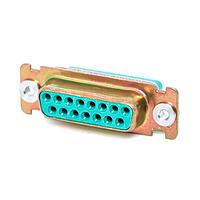 Cinch DAMAMY15SFO Receptacle DSUB 15F CRIMP LC Y ZINC