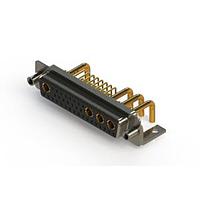 EDAC 630-36W4250-2T6 Mixed Contact D-Sub Connectors Right-angle Power Combo D-Sub Connector