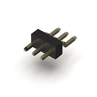 GCT (Global Connector Technology) BC034-03-A-V-0150-L-C Headers 3w, 1.0mm Pitch Header, SIL, SMT, Horizontal, GF, Tape+Reel+Film