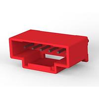 AMP Connectors - TE Connectivity 6-1971798-3 Shrouded GI CONN 2.5 HDR 6P RED