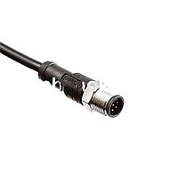 Amphenol LTW SM12A-08BMMM-SL8D05 Sensor Cables / Actuator Cables M12 Circular Metric Connector, A Code, Stainless, 2A, 08 pins, Male Connector, Male Contact, Straight, Screw Thread, Overmolded, Length 5000mm, IP68 / IP69K
