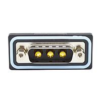 NorComp CDFR3W3113L211 Mixed Contact D-Sub Connectors 3W3 R/A solderM FL 4-40 int thrd 20 Amp