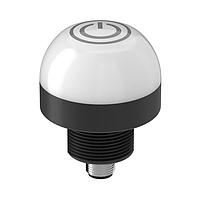 Banner Engineering K50PTAMGRY3Q-STRTI Programmable Multicolor RGB Indicator K50 Pro Touch Series: 3-Color RGB Touch Sensor; 12-30 V dc; Polycarbonate; IP67 IP69K; Bimodal, NO, Momentary; Multicolor; 5-Pin M12 Integral QD; Laser Marked Start Icon