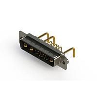 EDAC 629-13W3650-1TA Mixed Contact D-Sub Connectors Right-angle Power Combo D-Sub Connector