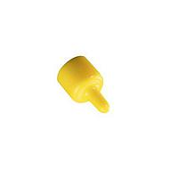 Caplugs EZ-303-12 YELLOW Standard Circular Connector EZ PULL TAB VINYL CAP YELLOW .303X.625