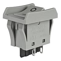 NKK Switches JWM21BH1H-H Rocker Switches ON-OFF GRAY BARRIER