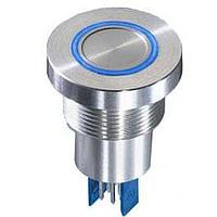 APEM CPB1110000K0BS Capacitive Touch Switches 5VDC 16mm OFF-(ON) No LED Fly Lead IP68