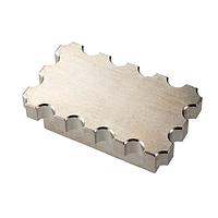 Quantic X-Microwave XM-LT1-0204 Modules Accessories 0204 Lid End Piece (Tee)Nickel Plated Aluminum