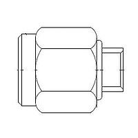 Amphenol RF 132200 Connectors SMA ST PLUG .141 W/ CONT STAINLESS STEEL