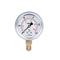 INSIZE 5201-63B2Y10 Bourdon Tube Pressure Gauges (Liquid Filled) (0-10bar/ 0-150psi, Ø60 mm, 1/4BSP)