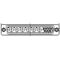 Molex / FCT 173107-0116 Mixed Contact D-Sub Connectors FCT ML DSUB SDR 43W2