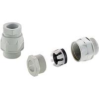 BOPLA 12052209 Cable Glands, Strain Reliefs & Cord Grips GLAND, CABLE, PG 16, 12-14MM, POLYAMIDE, LIGHT GRAY, POZ 16