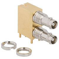 Amphenol RF 034-1131-12G Multi-Port Connectors HD-BNC Dual Port Right Angle PCB Jack
