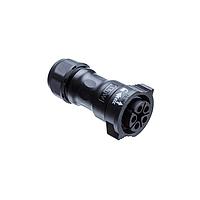 Amphenol LTW DC-02BFFA-QL8MNP Standard Circular Connector X-Lok, Large Size, Plastic, 20A, 02 pins, Female Connector, Female Contact, Straight, Push Lock, Crimp, Field Installable without Pin, F10.0 - F12.0mm, IP68