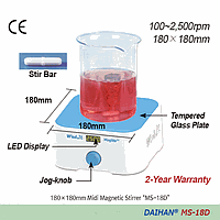 DaiHan DH.StiM018.1 Compact Magnetic Stirrer, MS-18D, 120V