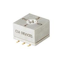 Same Sky (formerly CUI Devices) RDS6-4S-1065-SMT-TR DIP Switches 4 Position Surface Mount 2.54 mm Pitch Flush Cross Actuator