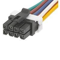 Molex 45132-0810 Discrete Wire Cable Assemblies Microfit TPA 8CKT DR CBL ASSY 1M BLK