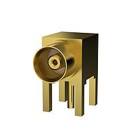 Taoglas MMCXMRA.P.DK.HT Connectors MMCX(M)RA FOR RG174/RG316 AU PLATING