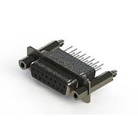 EDAC 628-015-381-277 D-Sub Connectors - Standard Density Vertical Metal Body D-Sub Connector