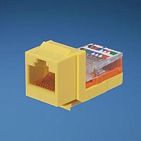 Panduit NK5E88MYLY Modular NK Cat 5e leadframe jack module - Yellow
