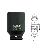Yato YT-1143 Hexagonal deep impact socket 3/4" (43mm)