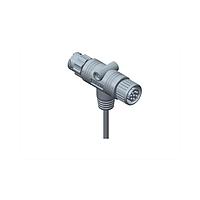 Amphenol LTW GA-080800-MF0-TTA02 Sensor Cables / Actuator Cables Ceres, T Cable, Plastic, 10A+5A, 08 pins, 3 Points Lock, (End 1) Male Male, (End 2) Female Female, Length 2000mm, IP68
