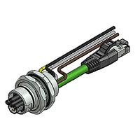 Amphenol CONEC 57-02415 Ethernet Cables / Networking Cables ENP-17-1-FSH2PBU3PEDST4-45S-RS8.33-1/1/G6/150/034