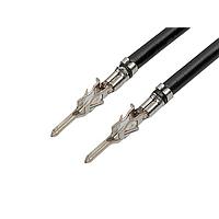 Molex 214762-1121 Discrete Wire Cable Assemblies MicroFit 3.0 75mm M-M 18AWG Leads BK