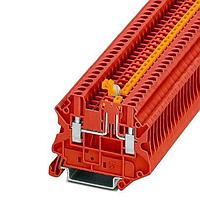 PHOENIX CONTACT 1132641 Knife Disconnect Terminal Block Knife disconnect terminal block  nom. voltage: 400 V  nominal current: 20 A  connection method: Screw connection  cross section: 0.14 mm - 4 mm  AWG: 26 - 12  length: 57.8 mm  width: 5.2 mm  color: yellow  mounting: NS 35/7 5  NS 35/15