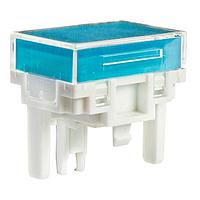 NKK Switches AT4027JG Cap, Rectangular RCT CLR LNS/BLU FLTR LB W/ INCNDSCNT LAMP