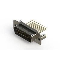 EDAC 627-M15-223-WT3 D-Sub Connectors - Standard Density Vertical Machined D-Sub Connectors