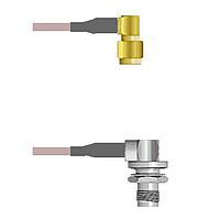 Amphenol Custom Cable Q-340480005084i RF Cable Assemblies SMA-RP/TNC-RJB G316 84I